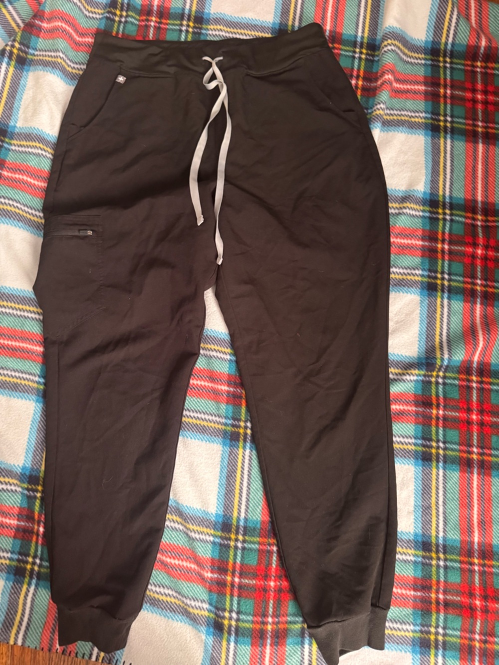 Figs Black Technical Collection pants